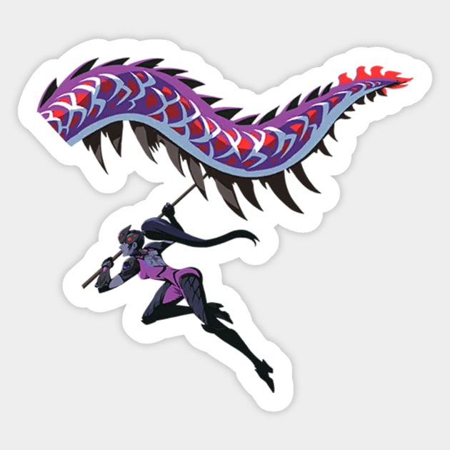 Widowmaker Dragon Dance Sticker by Genessis
